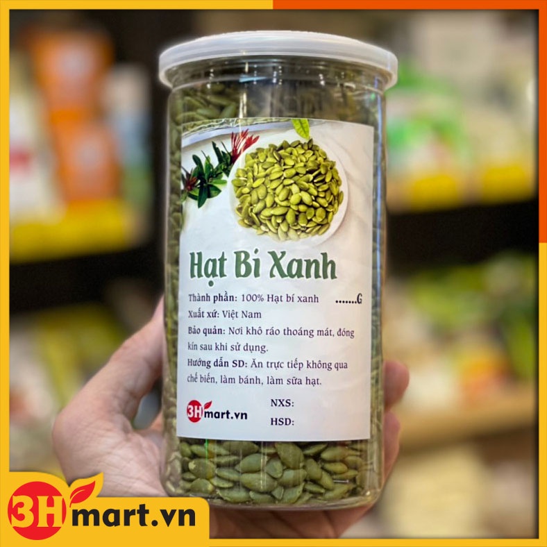 Hạt bí xanh rang - Hộp 500G