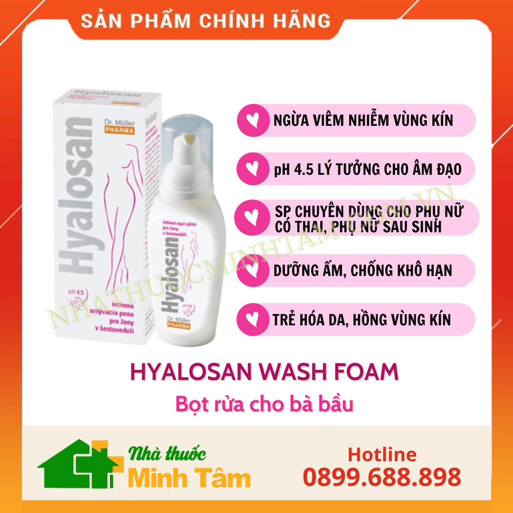 HYALOSAN GEL - BỘ ĐÔI SẢN PHẨM CHĂM SÓC, PHÒNG NGỪA VlÊM NGỨA - AN TOÀN CHO BÀ BẦU [CHÍNH HÃNG SỐ 1 CỘNG HÒA SÉC]