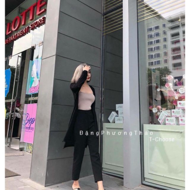 [Chất lượng] Mới ] Quần baggy 2 khuy tròn hàng xịn Giá rẻ