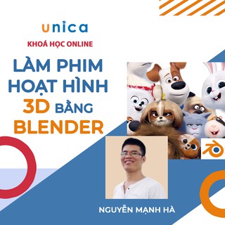 Toàn quốc- [E-voucher] FULL khóa học DỰNG PHIM - Làm phim hoạt hình 3D bằng Blender