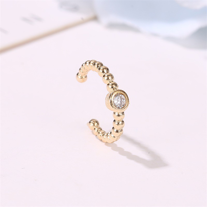 Khuyên Tai Đính Đá Kim Cương giả Sang Trọng Hợp Thời Trang