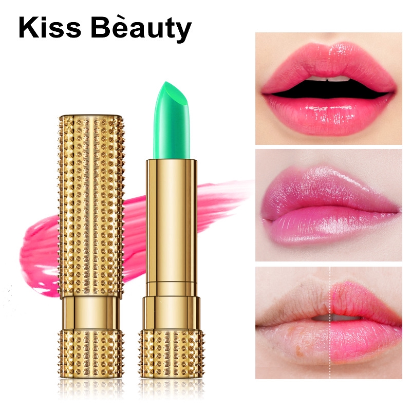 KISS BEAUTY Son môi Maycreate đổi màu theo nhiệt độ, chống thấm nước và lâu trôi hiệu quả