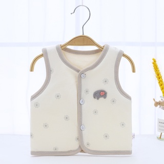 Áo gile trần bông mỏng cho bé 0-18m