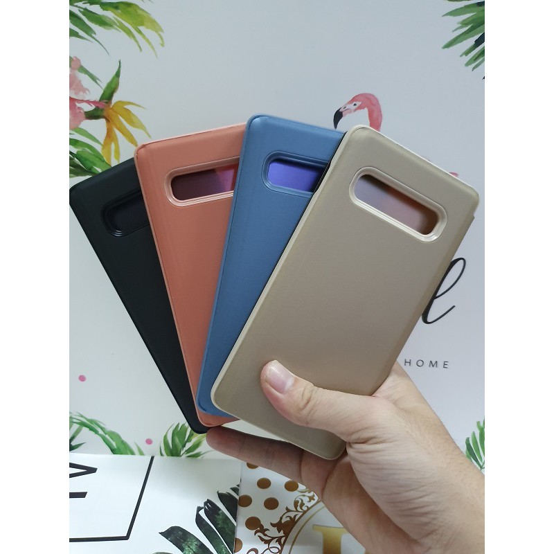 Bao DA tráng gương Clear View Samsung S10/S10 Plus - Pktunyeu
