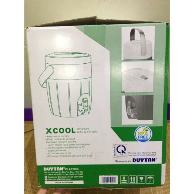 Bình đá matsu x cool 7 lít Duy Tân