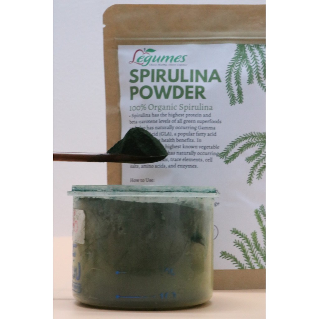 Bột Tảo Xoắn Spirulina hữu cơ Légumes 100g