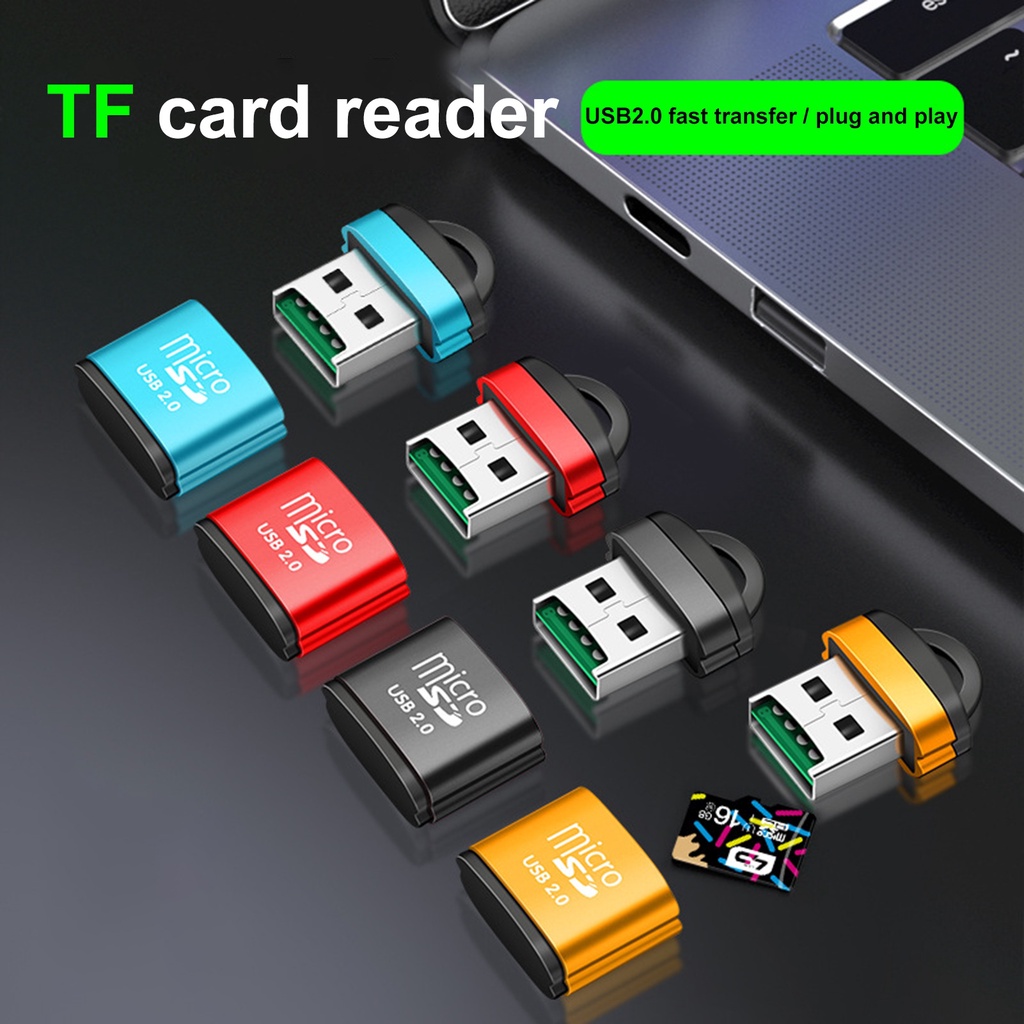Đầu Đọc Thẻ Nhớ TF USB TF Bằng Hợp Kim Nhôm Tốc Độ Cao BMM1