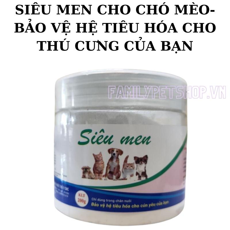 Siêu men cho chó mèo thức ăn bổ sung cho chó mèo thú cưng hộp 200g-familypetshop.vn