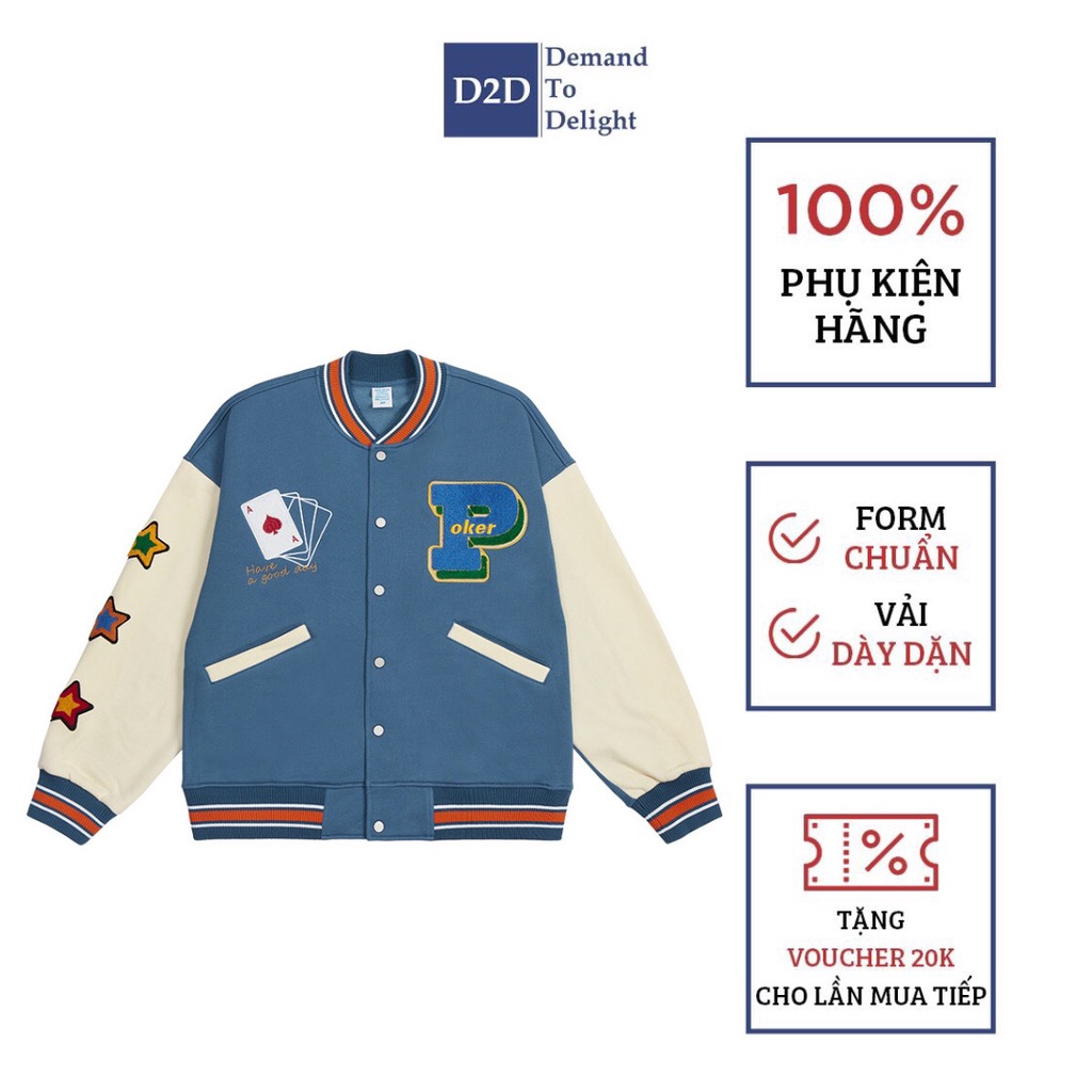 Áo Bomber Varsity INFLATION Lucky Jacket Limited Unisex Nam Nữ Cá Tính Siêu Đẹp