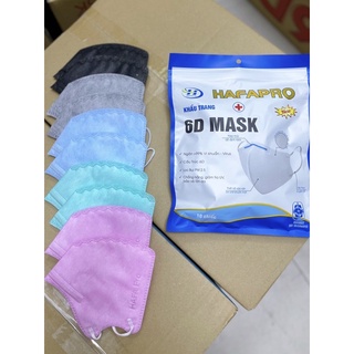 Combo 50 cái khẩu trang 6d đủ màu