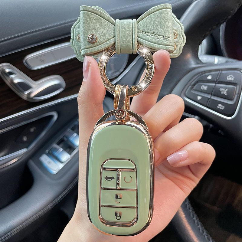 Vỏ TPU Bảo Vệ Chìa Khóa Xe Hơi 2022 Honda Civic FC FE 1.5E 1.5V 1.5RS HRV Jazz CRV Civic City Accord ODYSSEY Spiir