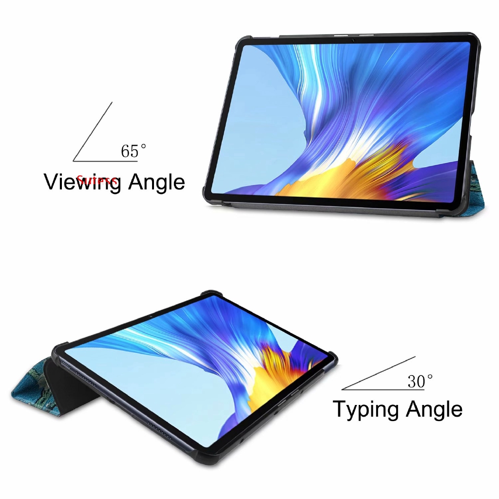 Bao da máy tính bảng bảo vệ 10.4 inch nắp lật từ tính có giá đỡ họa tiết in cho Huawei Honor V6 Matepad | BigBuy360 - bigbuy360.vn