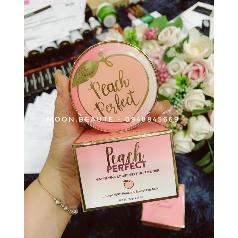 [BILL US] Phấn phủ bột Too Faced Peach 35g cực mịn, kiềm dầu cực tốt