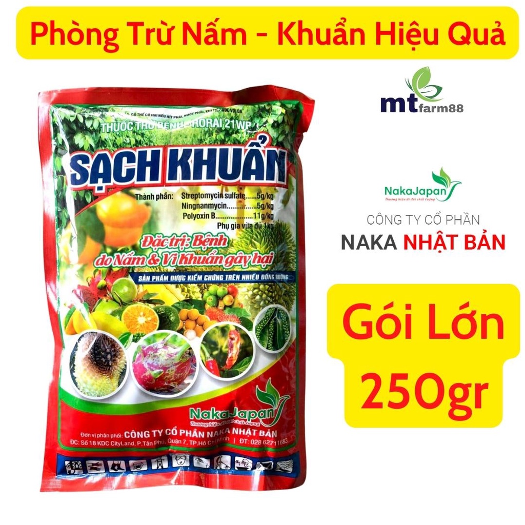 SẠCH KHUẨN 21WP  - PHÒNG TRỪ hữu hiệu các loại bệnh do nấm và vi khuẩn gây hại trên cây trồng