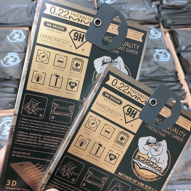 Kính cường lực kingkong trần không hộp