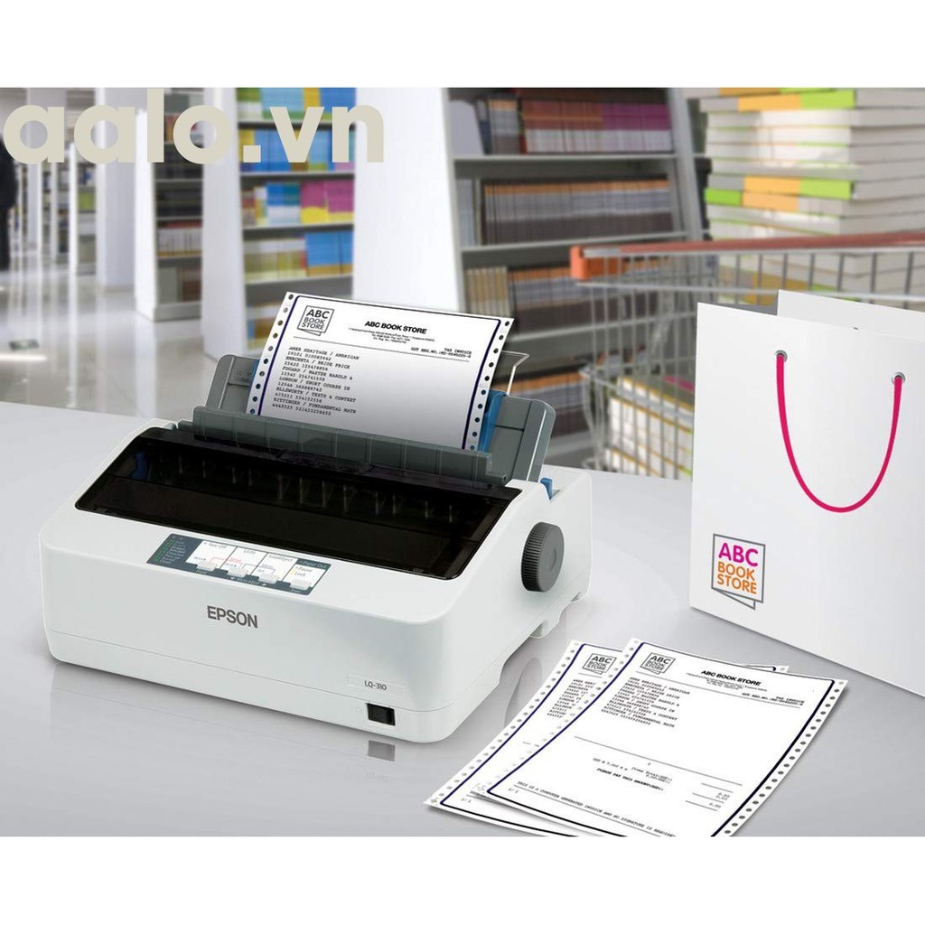 MÁY IN KIM EPSON LQ310  TẶNG BĂNG MỰC , DÂY NGUỒN , DÂY USB MỚI
