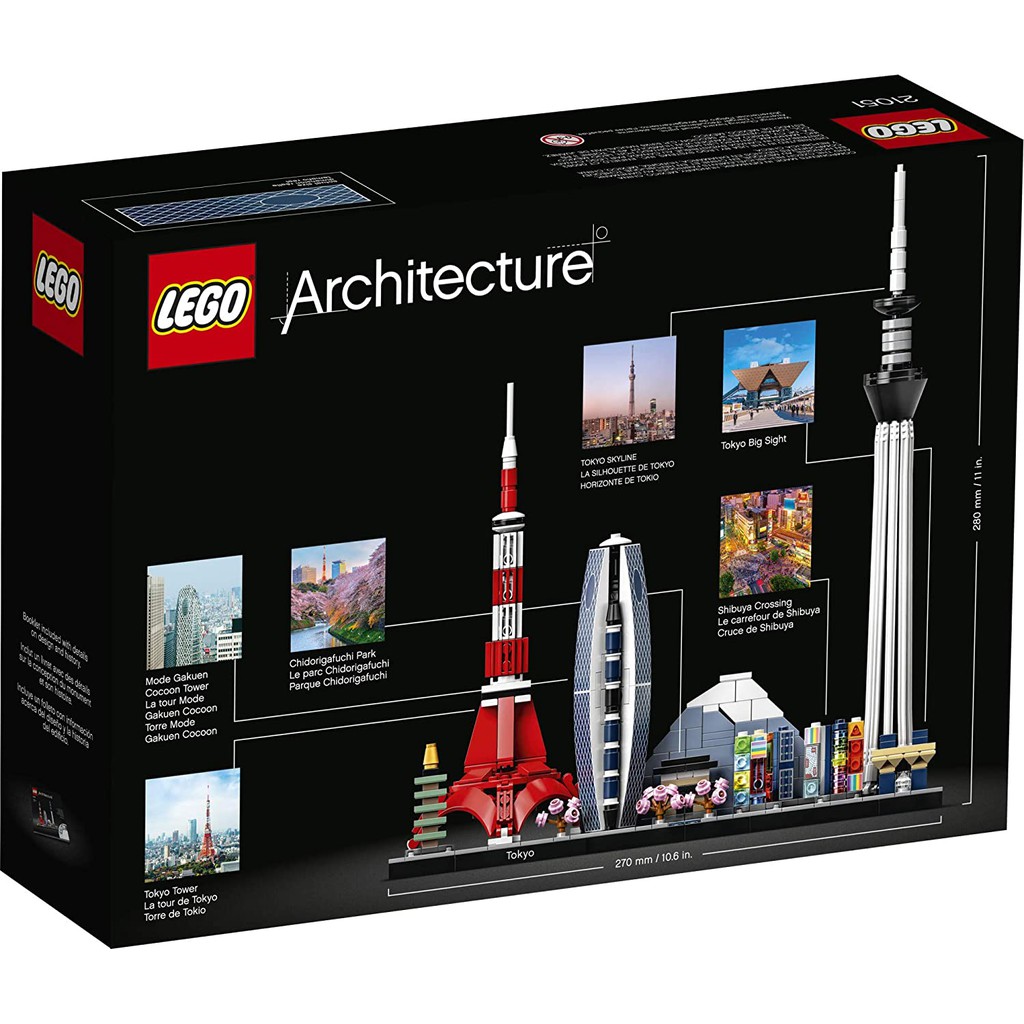 Đồ chơi LEGO ARCHITECTURE - Thành Phố Tokyo - Mã SP 21051