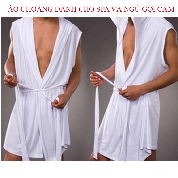 Áo choàng Nam mặc ngủ spa - A001