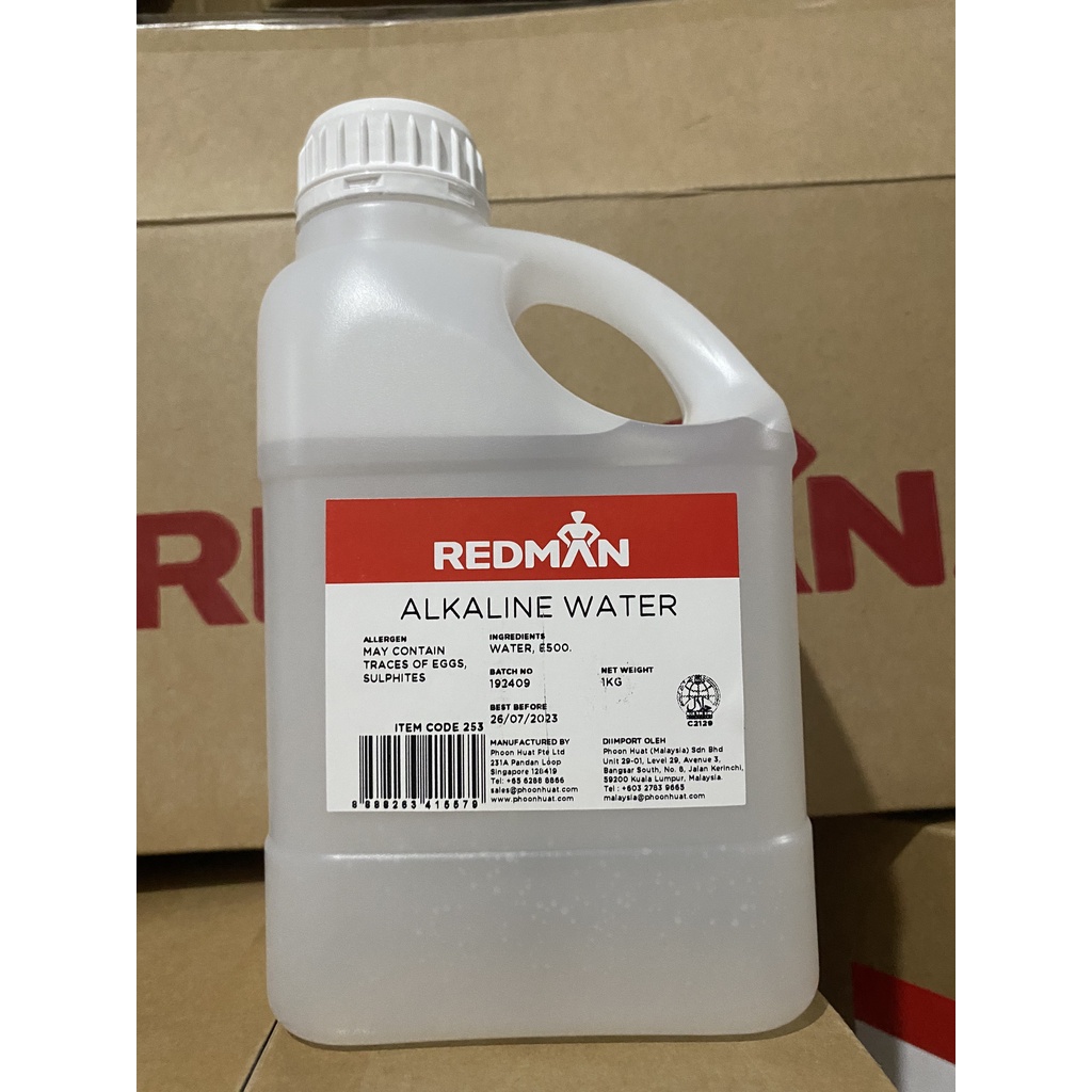Nước Tro Tàu Redman Can 1kg - Hàng Singapore