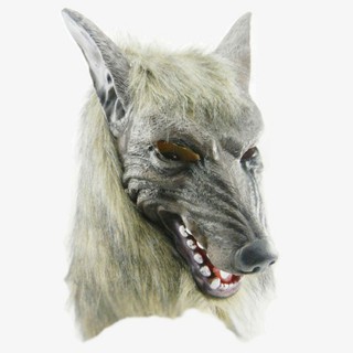 Mặt nạ hóa trang Halloween hình chó sói vui nhộn-y55