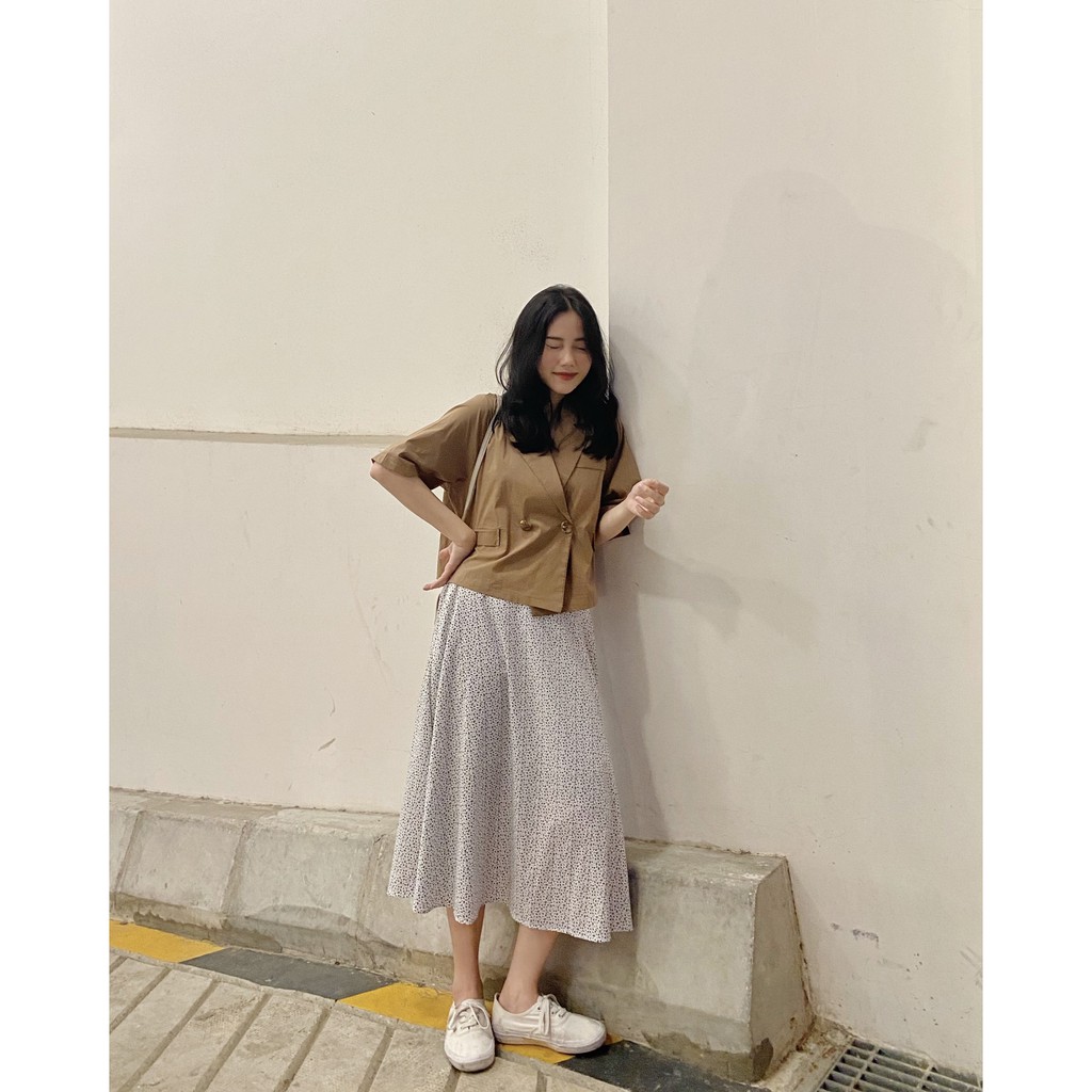 [ẢNH ĐỘC QUYỀN MEGGIE CLOSET] CHÂN VÁY XOÈ VINTAGE PHONG CÁCH ULZZANG | BigBuy360 - bigbuy360.vn