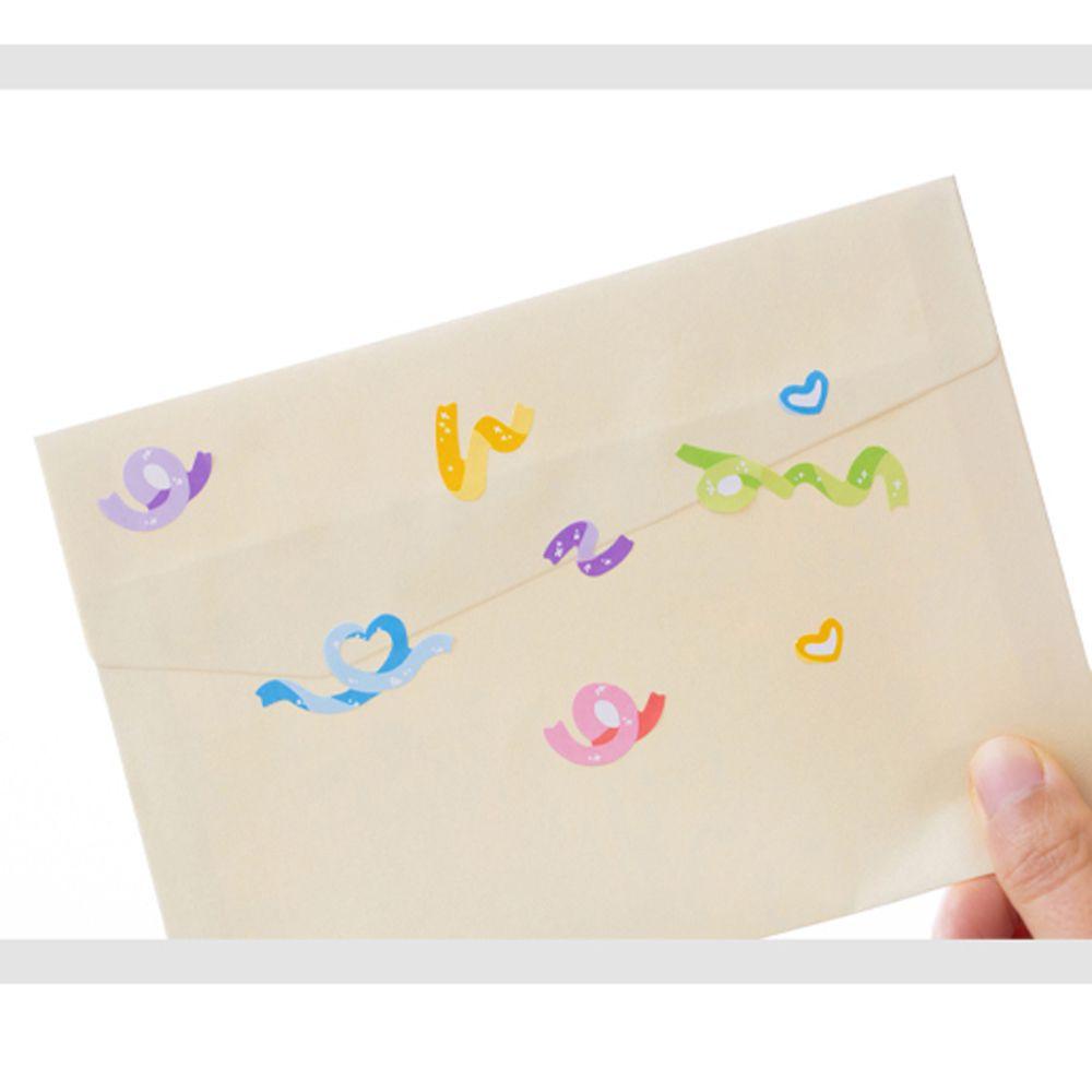 AUGUSTINA Nhãn Dán Trang Trí Điện Thoại / Album Ảnh Màu Cầu Vồng Xinh Xắn