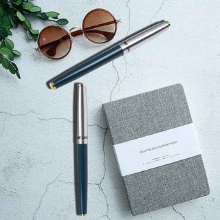 Bút máy bơm mực Hero màu xanh lá phong cách độc đáo