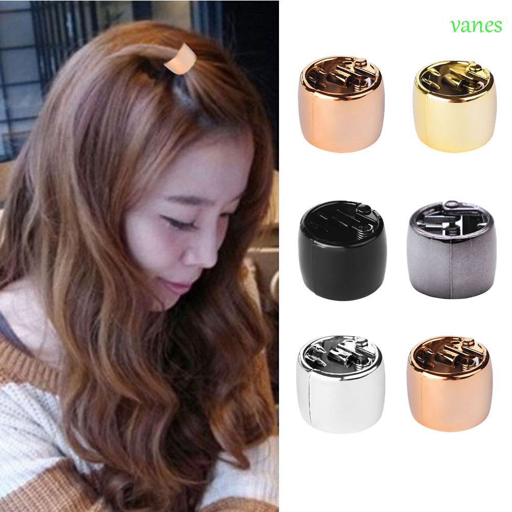 Kẹp tóc càng cua mini hình tròn bằng hợp kim nhiều màu thời trang cho nữ VANES1