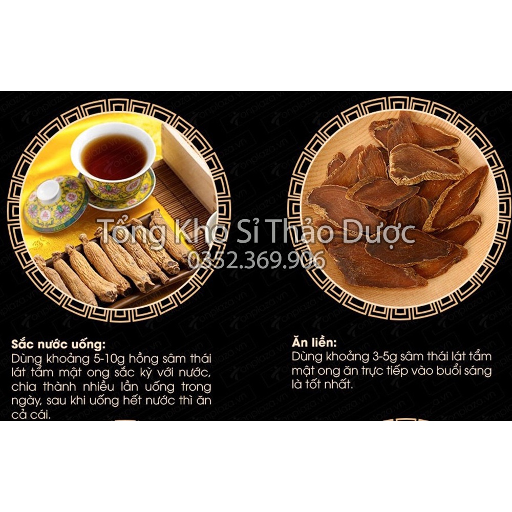 Hồng sâm củ tẩm mật ong Hàn Quốc (Hộp 10 củ x 30gram) - Sản phẩm cao cấp