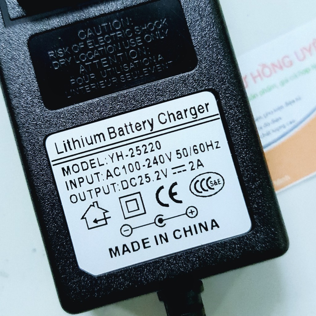 Sl. Sạc pin máy khoan 6s 24v - 25.2v Dòng sạc 2A . Hàng chuẩn sạc nhanh đầy pin