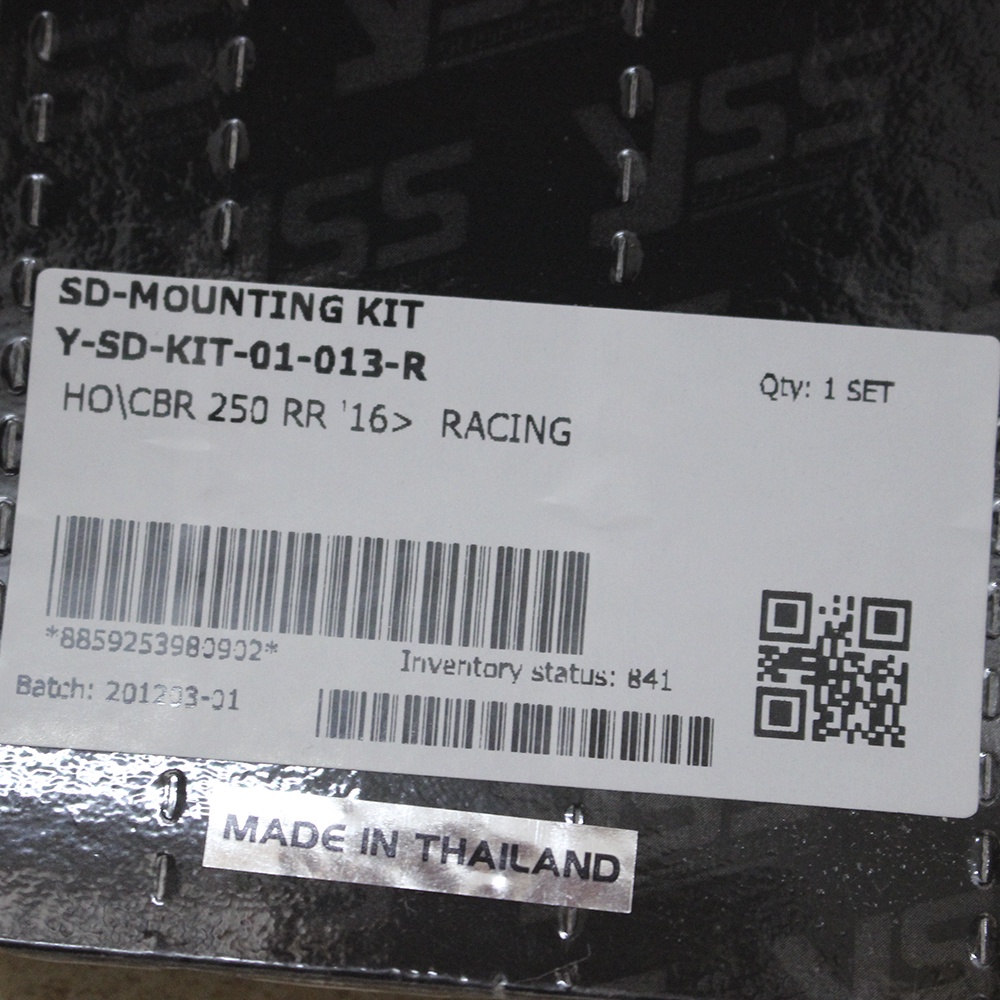 Bộ Pass trợ lực Mounting Kit YSS Honda CBR 250RR ('16&gt;) Racing Y-SD-KIT-01-013-R