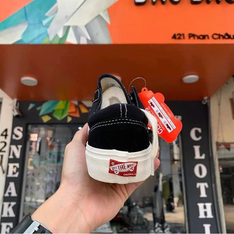 Giày 𝐕𝐚𝐧𝐬 𝐎𝐥𝐝 𝐒𝐤𝐨𝐨𝐥 ⚡️𝐅𝐑𝐄𝐄 𝐒𝐇𝐈𝐏⚡️ Giày Sneaker 𝐕𝐚𝐧𝐬 Đen kẻ trắng nhung nỉ cao cấp nam nữ
