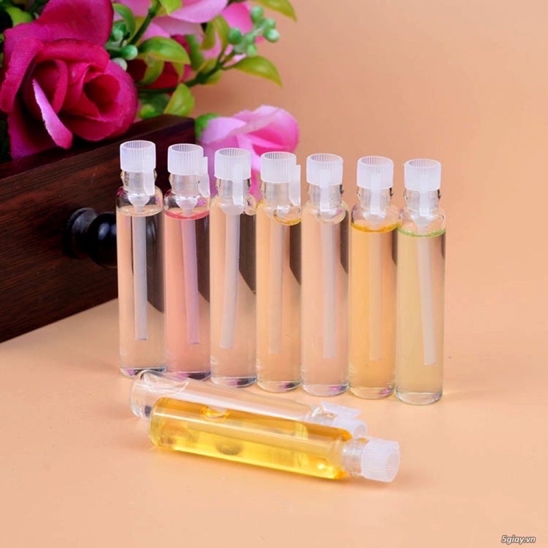 Chai thủy tinh chiết mẫu thử nước hoa vial 1ml 2ml 3ml - lọ mini không chứa dung dịch