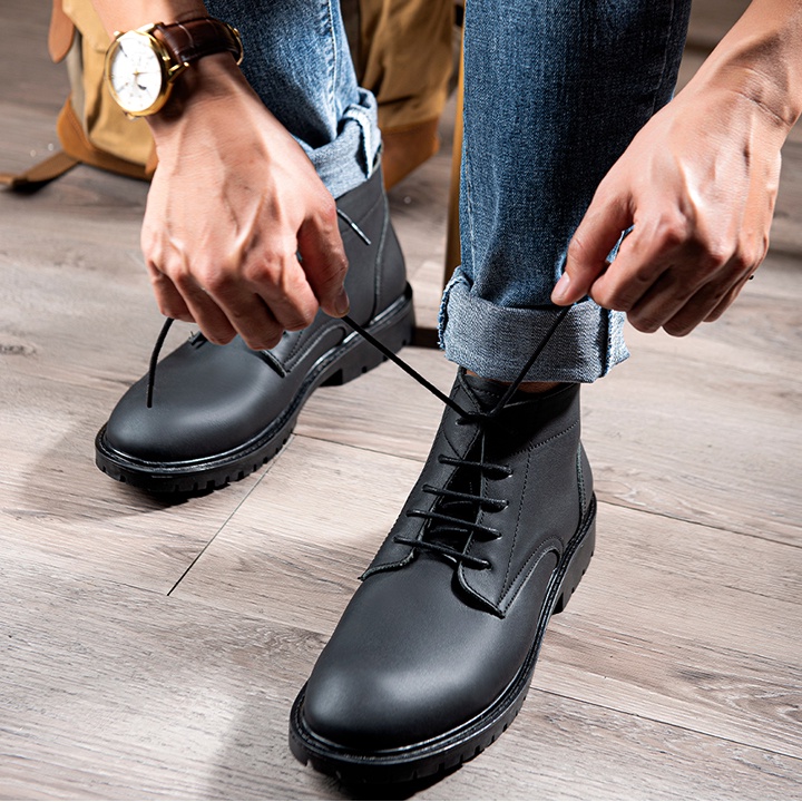 [XẢ KHO] Giày nam cao cổ Chelsea boots Dr 1486 da thật nguyên tấm cao cấp | BigBuy360 - bigbuy360.vn