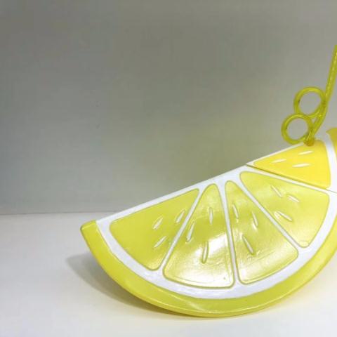 Bình Nước Cầm Tay Có Ống Hút Nhựa Họa Tiết Dưa Hấu/Dưa Hấu Dành Cho Trẻ Em