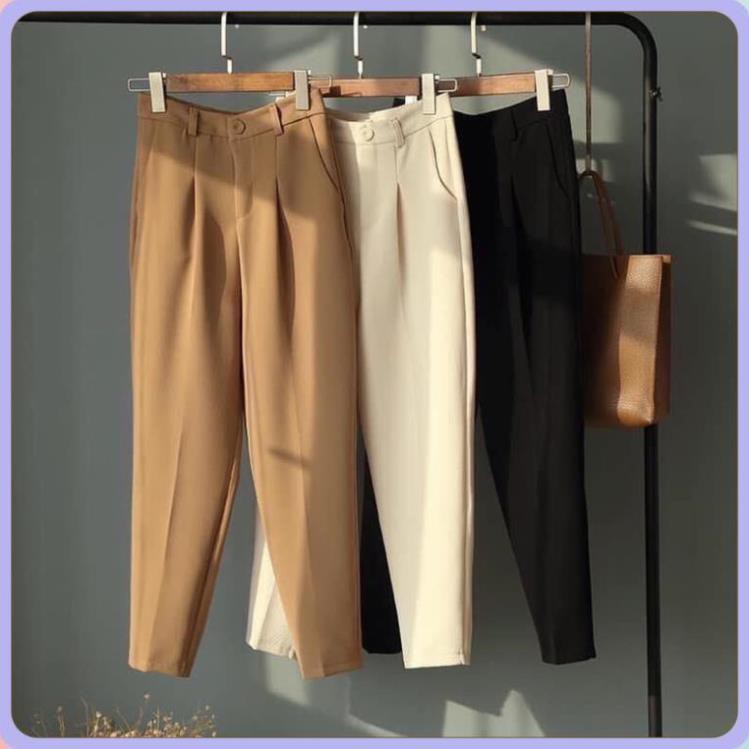 Quần Baggy Công Sở- Quần ÂU công sở cạp khóa thanh lịch đủ màu chất mát, dày dặn đứng form ĐỦ SIZE -  [ HÀNG CAO CẤP] | BigBuy360 - bigbuy360.vn