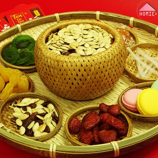 Khay mứt Tết đựng bánh kẹo đặt bàn trà trang trí Tết nhiều kích thước độc đáo