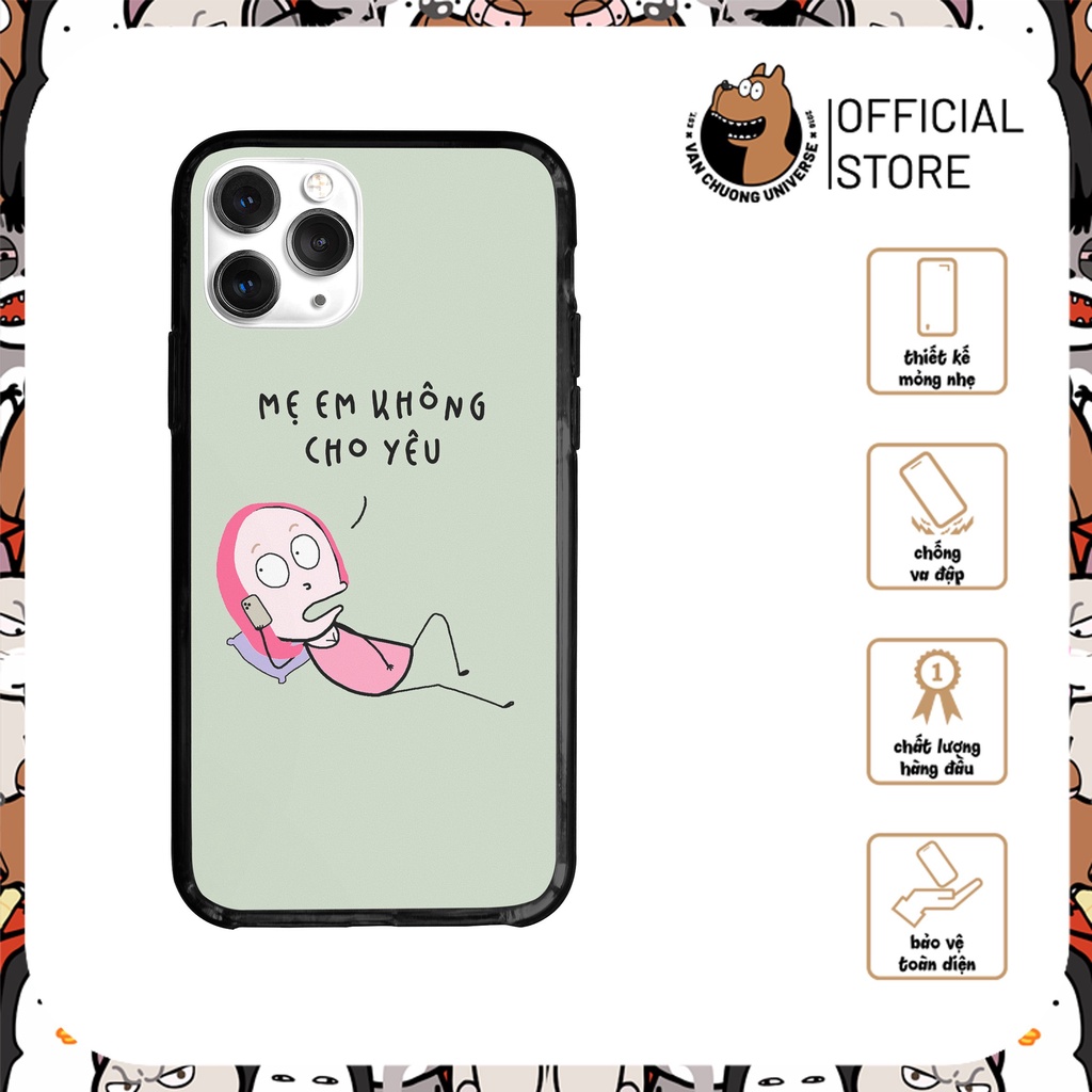 Ốp iPhone VCU Me Khong Cho Yeu cho dòng iPhone 5/5s tới 13 Pro Max (MKCY)