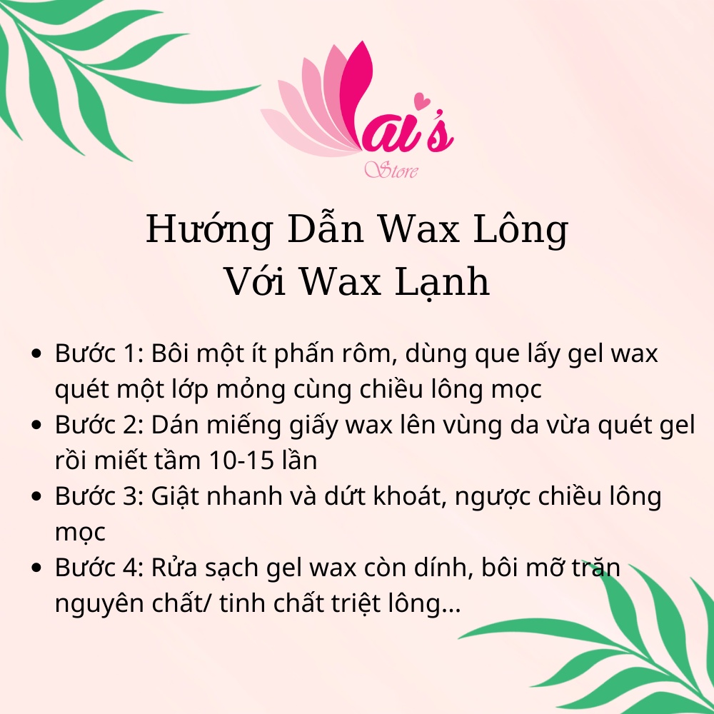 Combo Wax Lông Veo + Mỡ Trăn Tặng Giấy và que gỗ