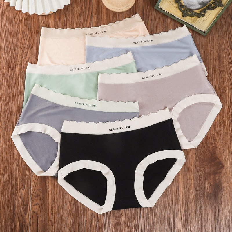 Quần Lót Nữ, Quần Lót Cotton Co Giãn Lượn Sóng Thoải Mái ZANA BRA L058