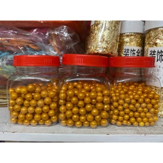 100gram kẹo bông đường bi vàng 2 cỡ trang trí bánh