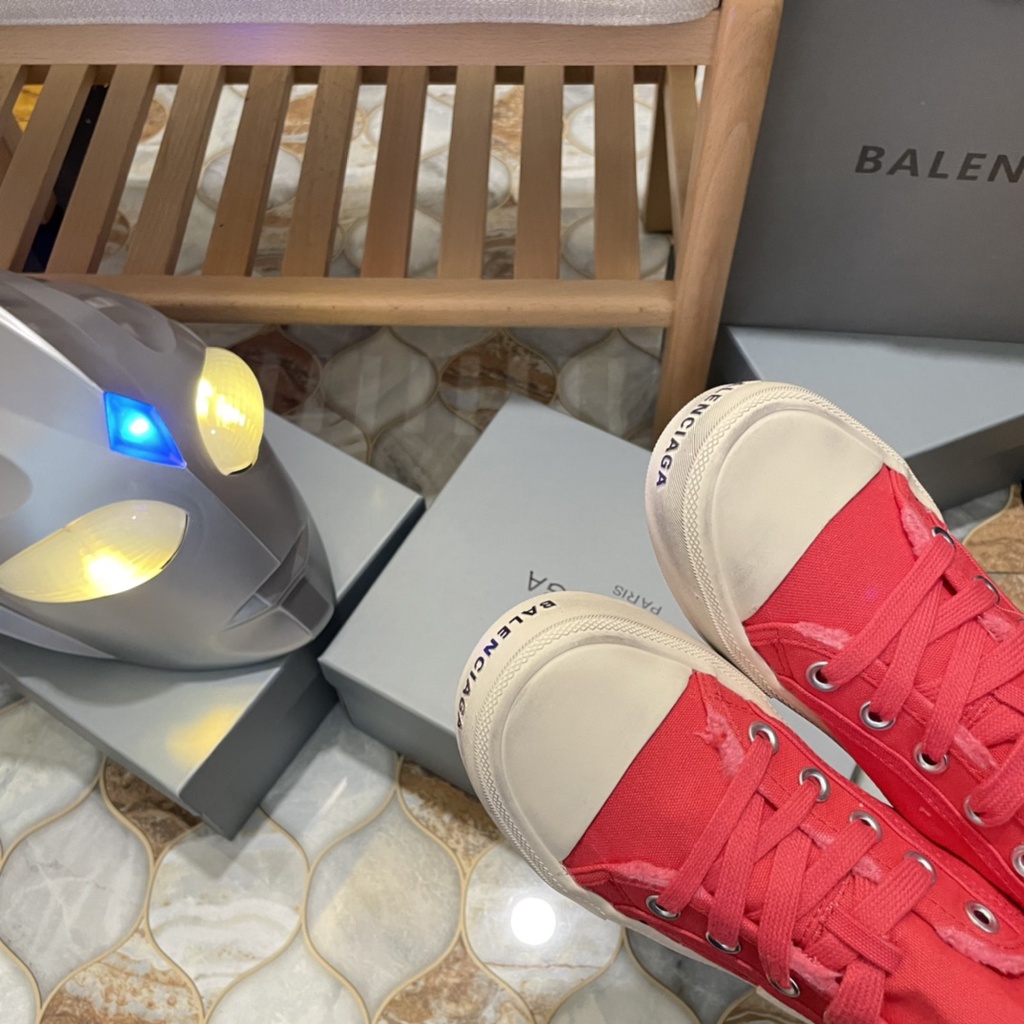 Giày Sneaker Paris Màu Đỏ Duyên Dáng Dành Cho Nam Và Nữ