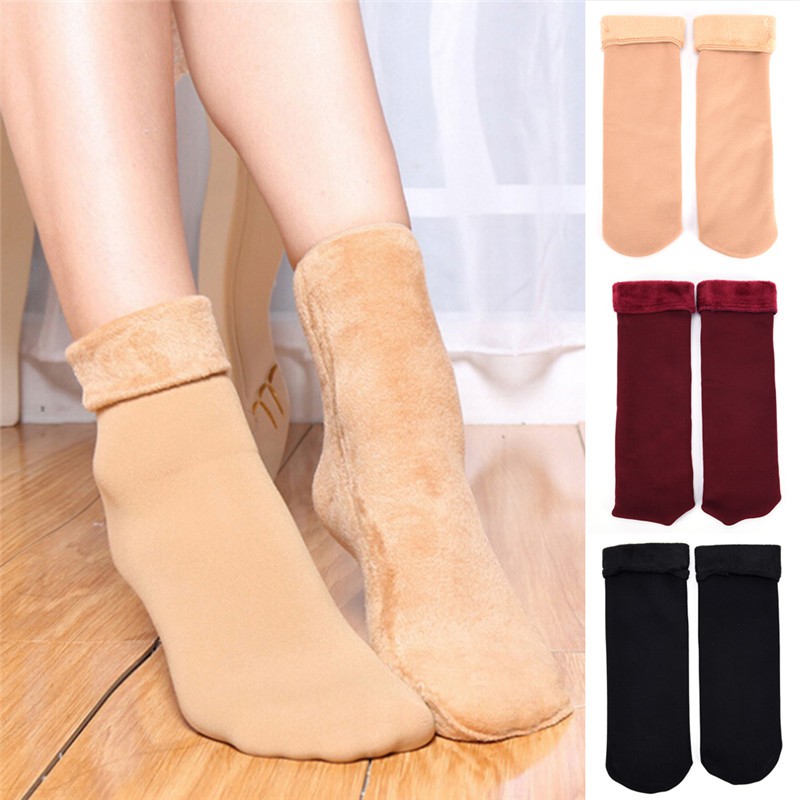 Giày Bốt Cotton Len Dày Dặn Thoáng Khí Thời Trang Mùa Đông Dành Cho Nữ