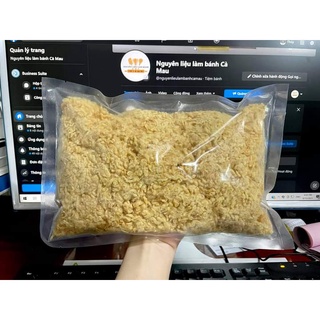 Chà bông thịt heo làm thủ công