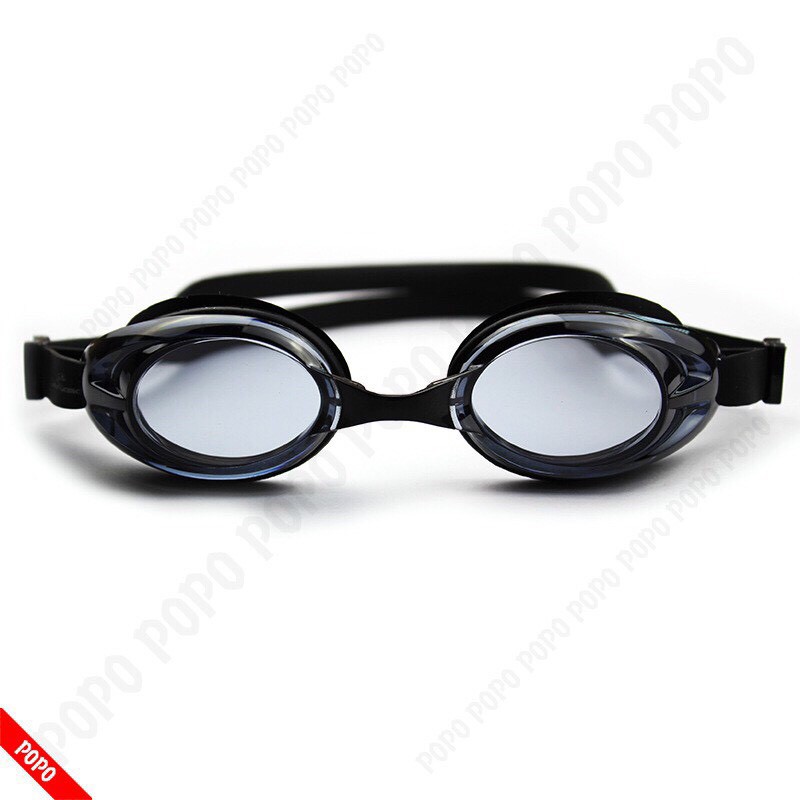 Mắt Kính bơi người lớn nam nữ chống tia UV POPO 1153 chống lóa, mắt trong suốt kiểu dáng thời trang