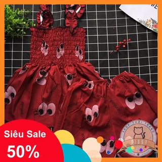 [ Xã Kho ] Đồ bộ GẤU 2 dây nhúng ngực vải kate SIÊU MỊN MÁT phù hợp mặc nhà mặc ngủ (dưới 50kg)Hàng VNSX