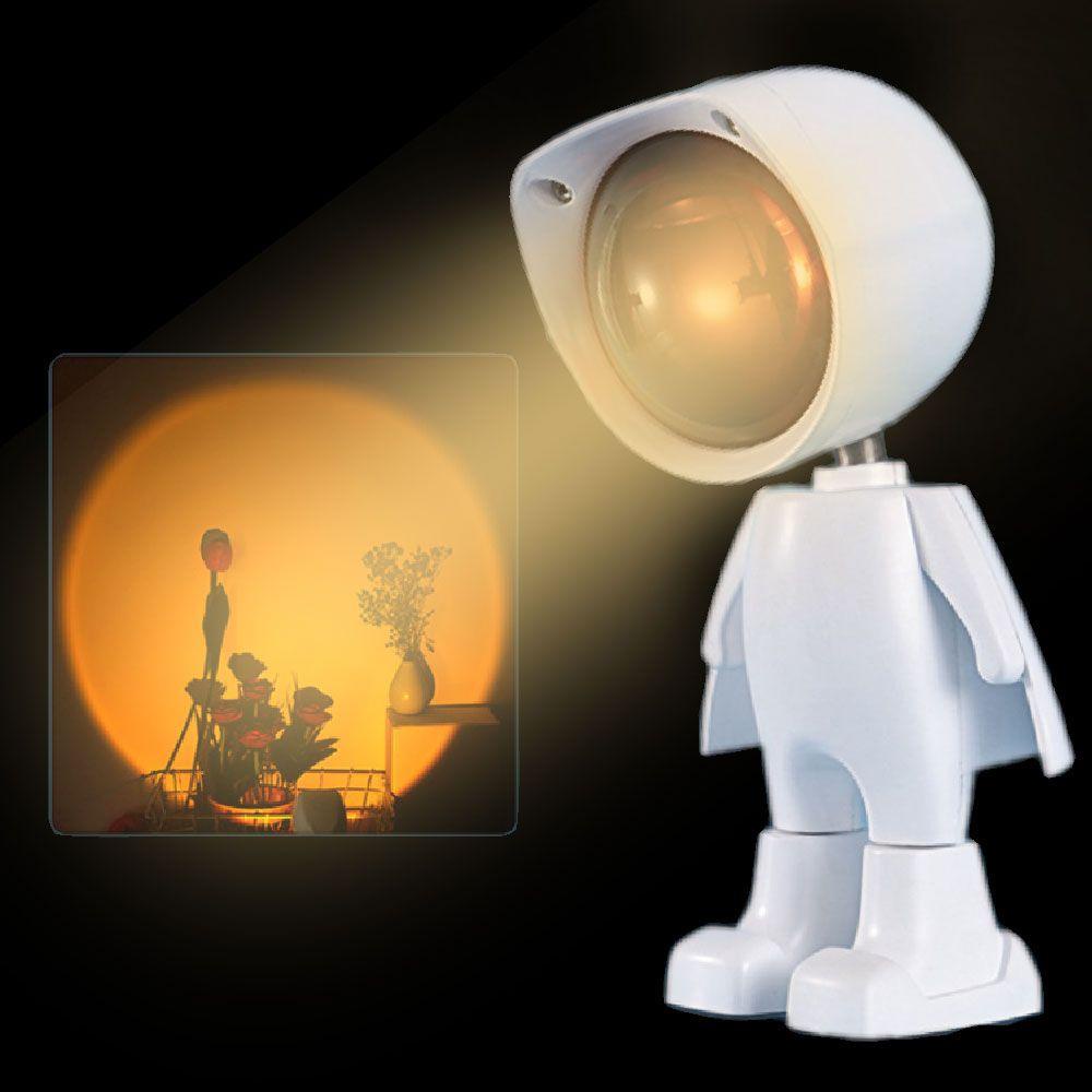 YIYU 1 Đèn Chiếu Sáng Hình Robot Độc Đáo