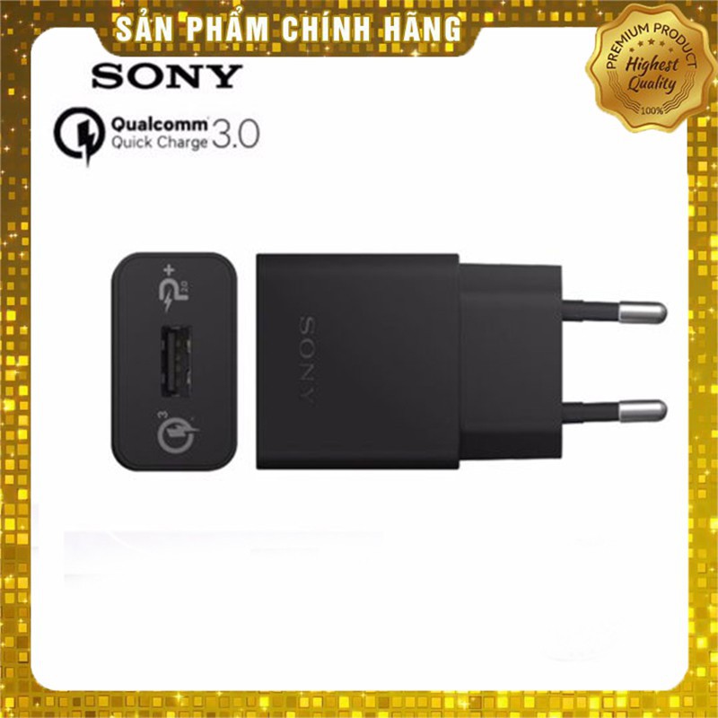 Củ sạc nhanh sony QC 3.0 cho XZ1/XZ2/XZ3/XZP...Hàng chính hãng - Chatmobile