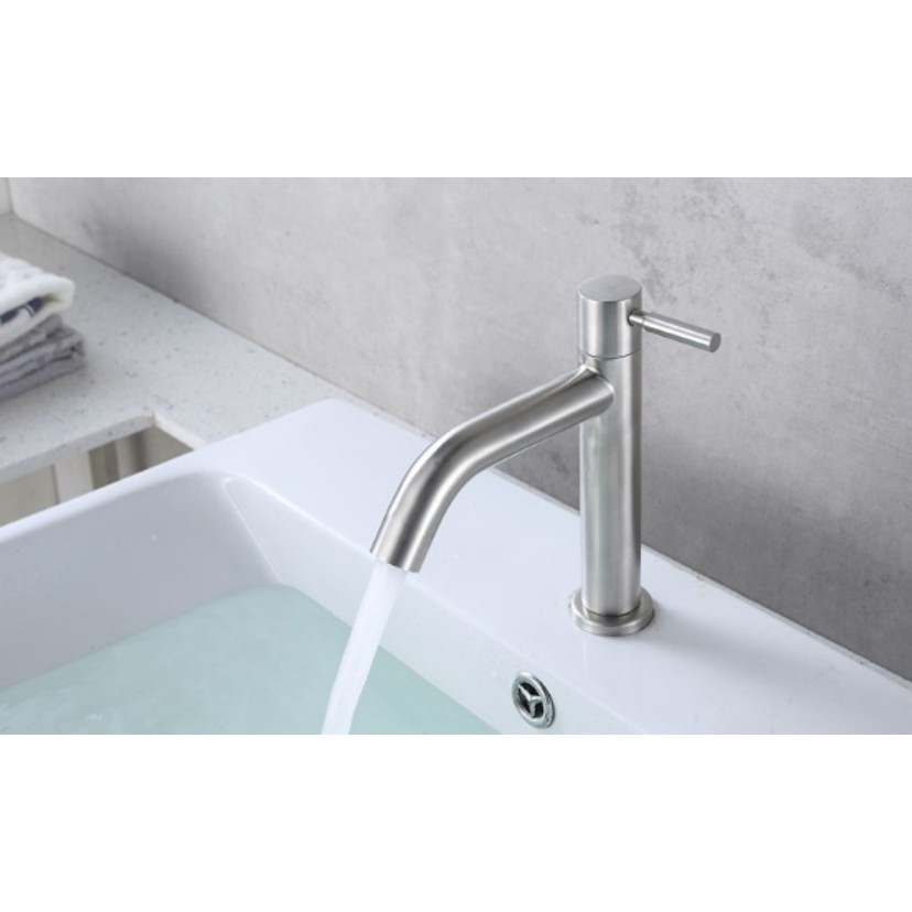 Vòi lavabo lạnh cao cấp Inox 304 MS1 | BigBuy360 - bigbuy360.vn