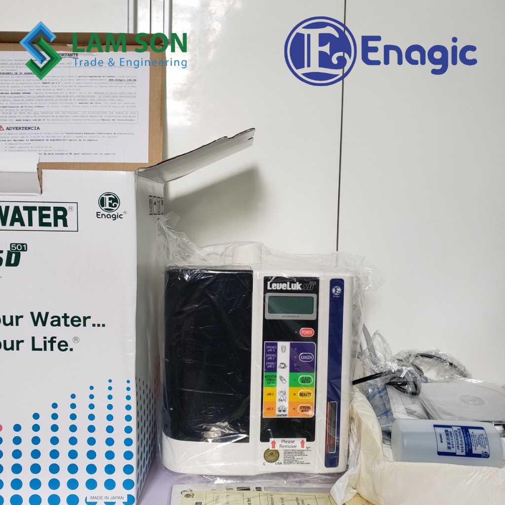 Máy lọc nước ion kiềm LeveLuk SD501 Nhập khẩu Enagic Nhật Bản